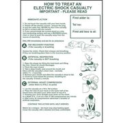 How To Treat An Electric Shock Casualty Poster